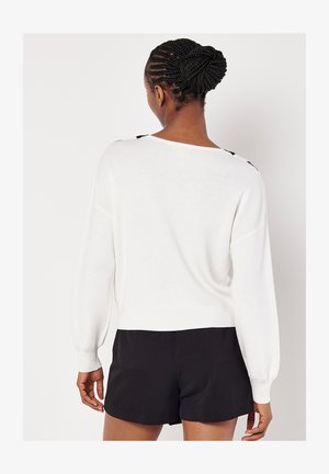 Apricot V-NECK CRICKET - Strickpullover - white