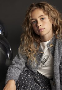 Creamie LEO DOT - A-lijn rok - iron gate
