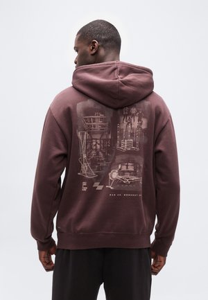 PUMA X HYROX HEAVYWEIGHT HOODIE - Kapuutsiga pusa - chocolate brown