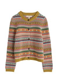 Strickjacke - multi carved relief pear