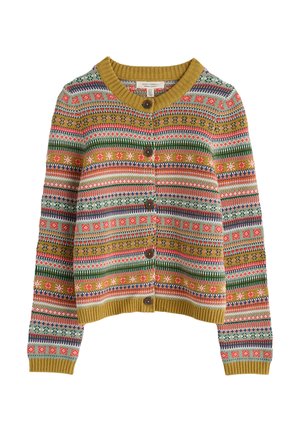 Seasalt Cornwall Cardigan - multi carved relief pear