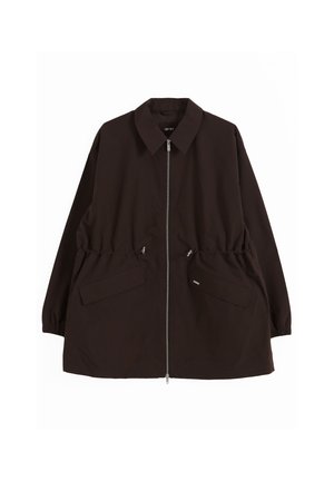 aim’n®, WATERPROOF ZIP JACKET - Softshelljas - chocolate