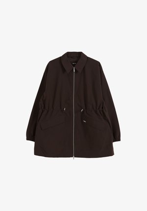 aim’n®, WATERPROOF ZIP JACKET - Softshelljas - chocolate