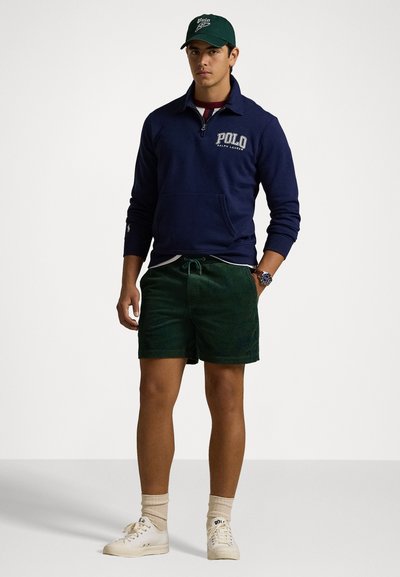 Polo Ralph Lauren LOGO FLEECE QUARTER-ZIP SWEATSHIRT - Sweatshirt - cruise navy