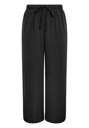 Yours Clothing, WIDE LEG TROUSERS - Bukser - black