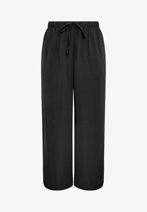 Yours Clothing, WIDE LEG TROUSERS - Stoffhose - black
