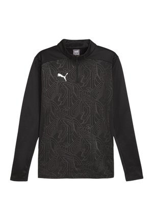 FUSSBALL - WARM - Sweatshirt - schwarzsilber