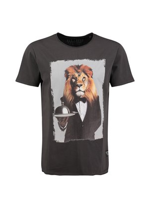 MT KLLION ROUND - T-shirt con stampa - anthra
