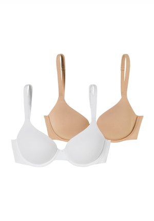 2-PACK - Soutien-gorge à bretelles amovibles - weiss maple