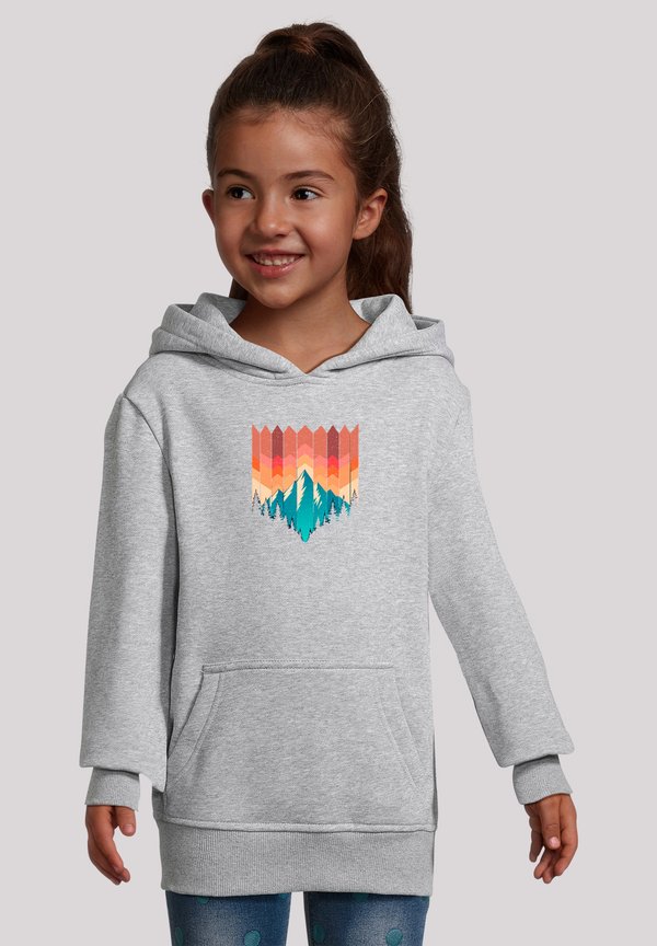 BERG SONNENUNTERGANG GEOMETRISCH - Kapuzenpullover