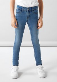 Name it - NKFPOLLY PANT  - Jeans Skinny Fit - light blue denim Miniaturebillede 1