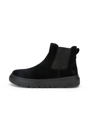 Stivaletti con plateau - black