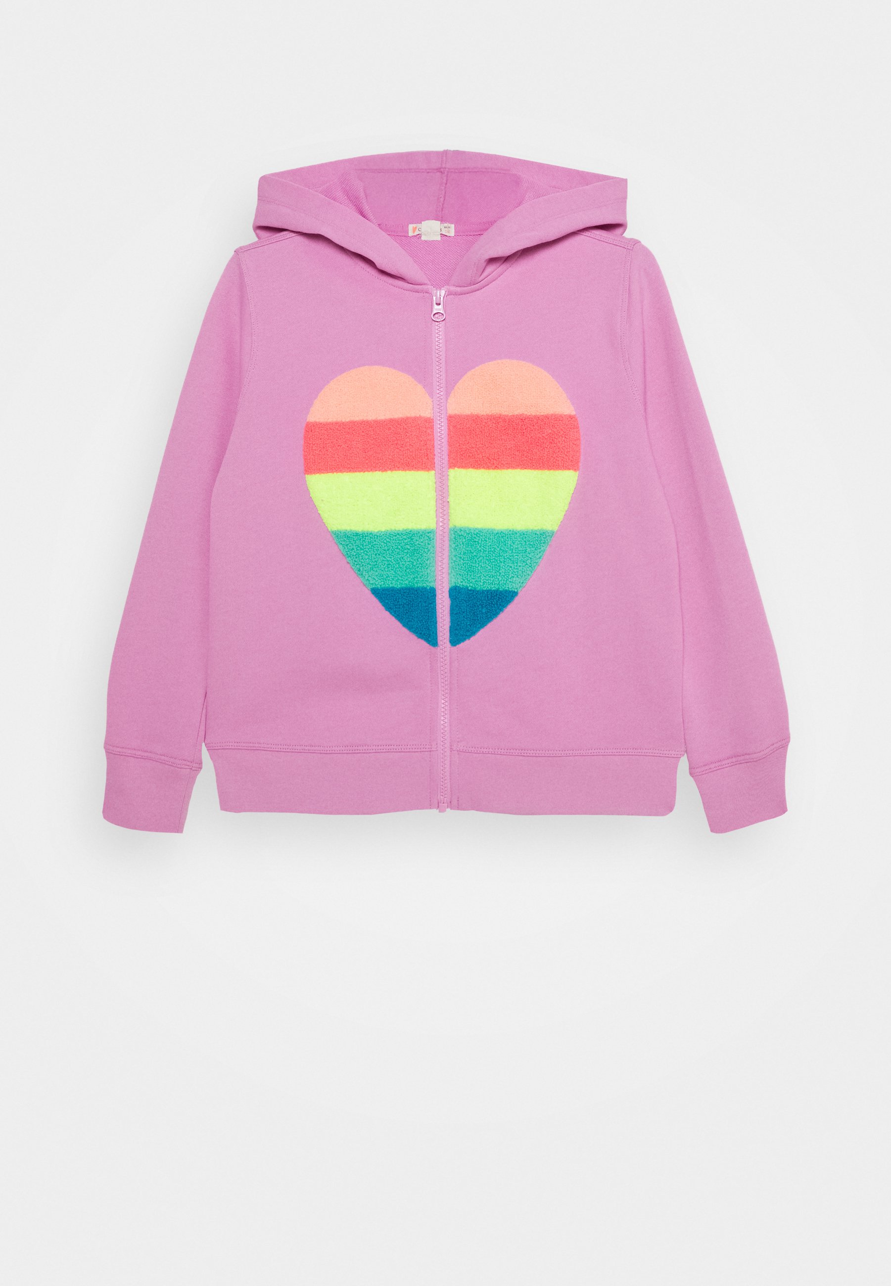 pink striped hoodie