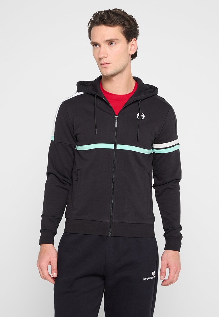 Sergio Tacchini Sweater met rits zwart