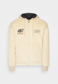 Obey Clothing DUKE HOODED JACKET UNISEX - Ziemas jaka - irish cream