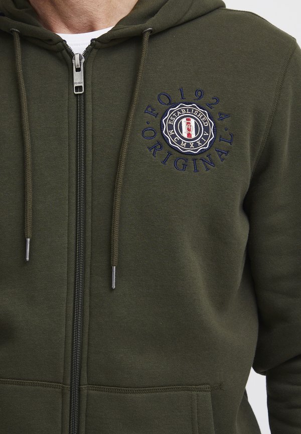 FQWilliam - Zip-up sweatshirt - forest night3