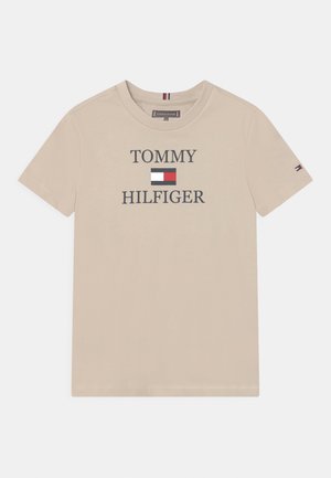 LOGO TEE - T-shirt print - beige