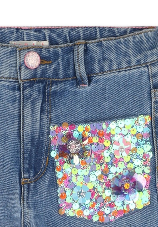 Straight leg jeans - double stone brush2