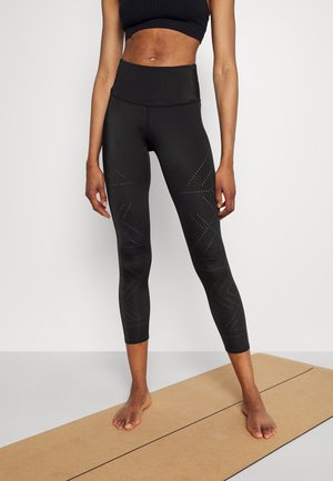 NAIRA LEGGING CROPPED - Collants - black