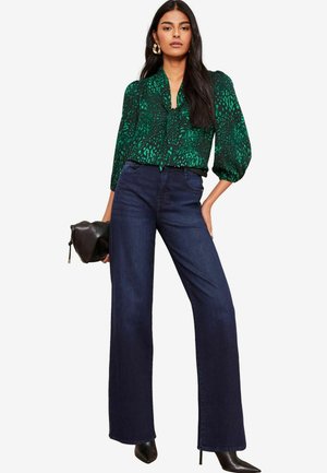 Friends Like These REGULAR FIT V NECK BOW FRONT 3/4 SLEEVE - Blůza - green