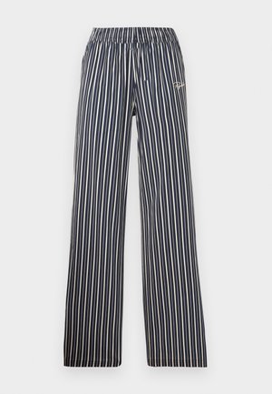 Pegador LOUISA  LOOSE PANTS - Nohavice - striped indigo navy white