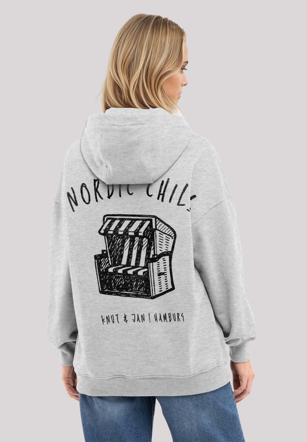 KNUT UND JAN SCRIBBLE LOGO - Kapuzenpullover