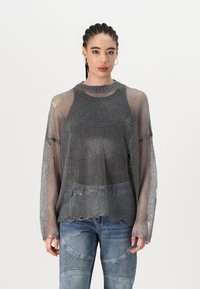 The Ragged Priest FEVER HEAT - Strickpullover - grey/white