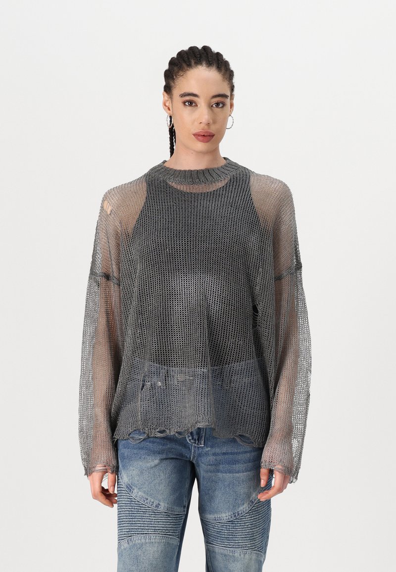 The Ragged Priest FEVER HEAT - Strickpullover - grey/white