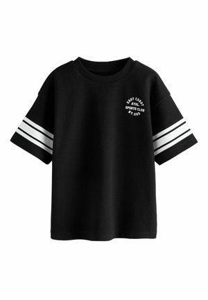 Next, REGULAR FIT - VARSITY RELAXED FIT T-SHIRT . - Print T-shirt - black