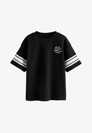 Next, REGULAR FIT - VARSITY RELAXED FIT T-SHIRT . - Tričko s potlačou - black