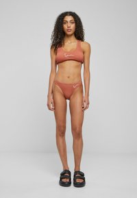 Karl Kani SMALL SIGNATURE CRINKLE - Haut de bikini - rust