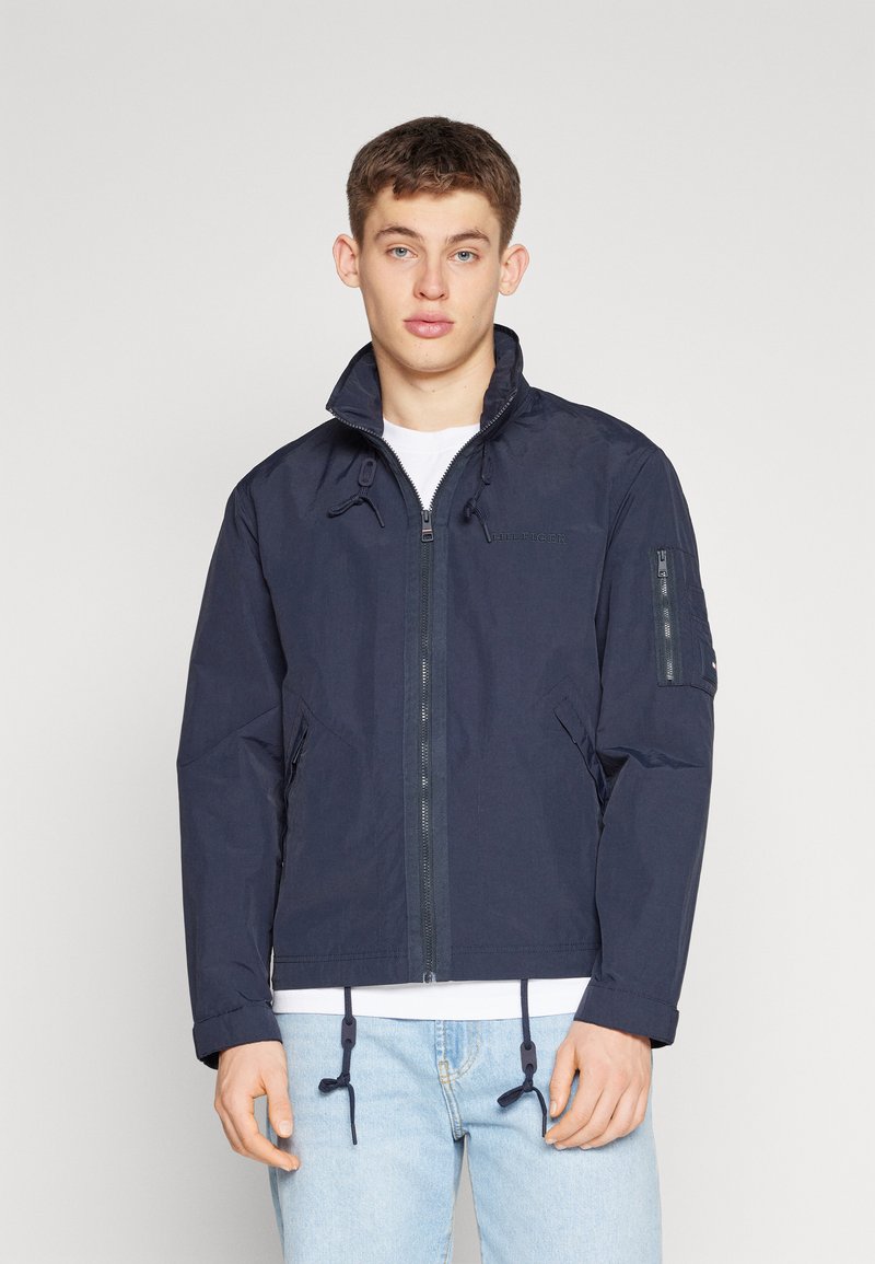 Tommy Hilfiger MIX STAND COLLAR JACKET Summer jacket desert sky