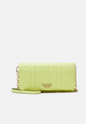 ASSIA CROSSBODY FLAP ORGANIZER - Sac bandoulière - chartreuse