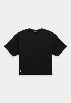 Polo Ralph Lauren RELAXED CROP FIT COTTON JERSEY TEE - Basic póló - black