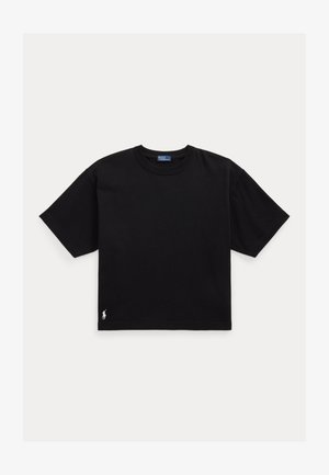 Polo Ralph Lauren RELAXED CROP FIT COTTON JERSEY TEE - Basic póló - black
