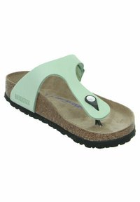 Birkenstock GIZEH SFB LENB - Pool shoes - matcha