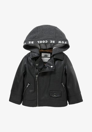 Chaqueta de cuero sintético - schwarz