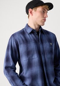 Scotch & Soda SHADOW CHECK SHIRT - Shirt - peacoat