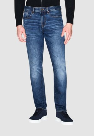 Armani Exchange, JEANS - Jeans slim fit - blu denim