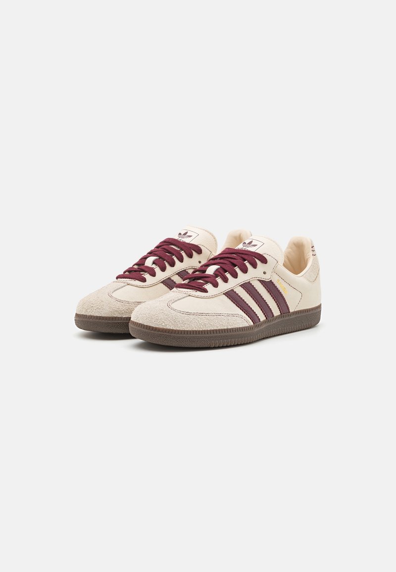 adidas gazelle silver green womens ADIDAS ORIGINALS Samba OG Sneakers in Beige and Burgundy for Men and W   Pavidas