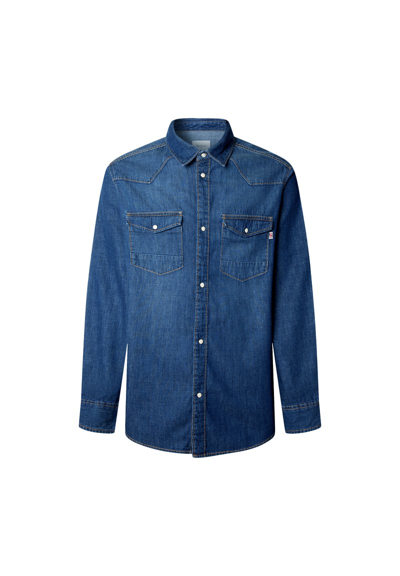 Pepe Jeans Overhemd blauw denim/bluedenim