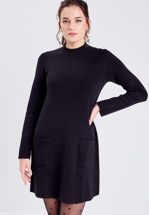 MIT TASCHEN - Robe pull - noir