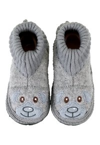 Sterntaler HAUSSCHUH - Krabbelschuh - dunkelgrau