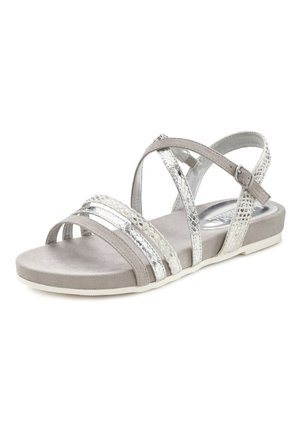 Sandalen - silberfarben