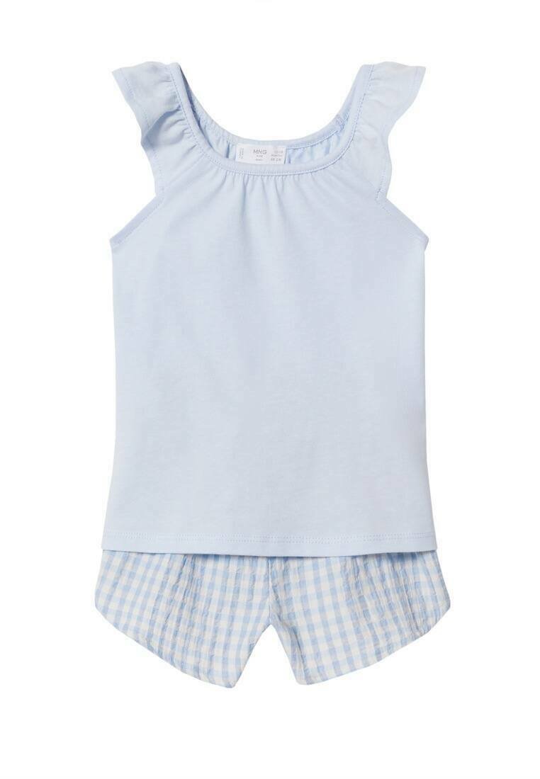 Kinder Wäsche | Mango Kids Nachtwäsche Set hemelsblauw/hellblau - JK89381 Kinder Wäsche | Mango Kids Nachtwäsche Set hemelsblauw/hellblau - JK89381