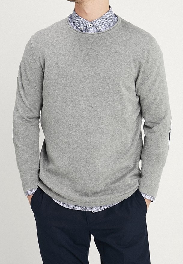 Springfield Pullover - mottled grey