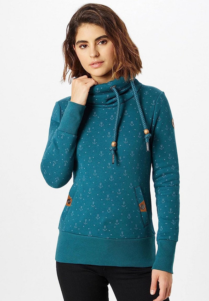 Ragwear TREGA Zip Damen Pullover Sweatshirt Streetwear 100% vegan (DE