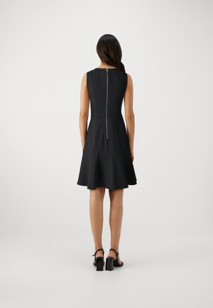 Lauren Ralph Lauren BELTED FAILLE JERSEY COCKTAIL DRESS - Koktejlov aty /  aty na prty - refined navy/modr - Zalando.cz