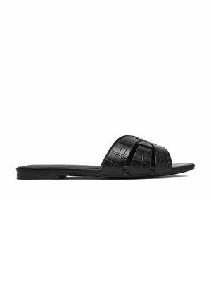 Gino Rossi, GINO ROSSI WOMEN'S BLACK FLIP-FLOPS - Šľapky - black