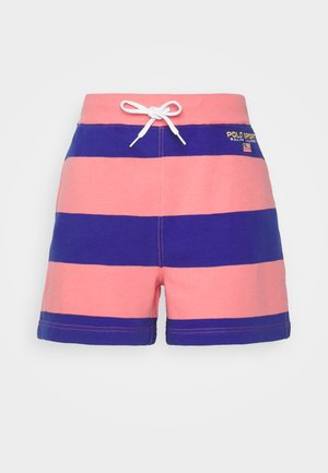 POLO SPORT STRIPED DRAWSTRING SHORT - Short - heritage royal/amalfi red